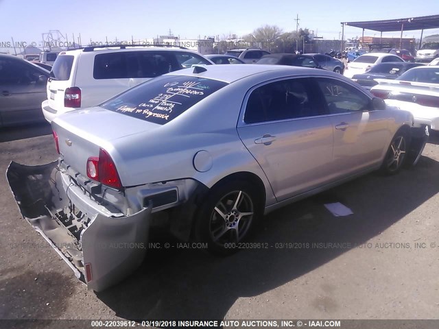 1G1ZB5E06CF304032 - 2012 CHEVROLET MALIBU LS 银色 照片 4