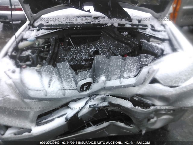 5J8TB18229A008371 - 2009 ACURA RDX SILVER photo 10