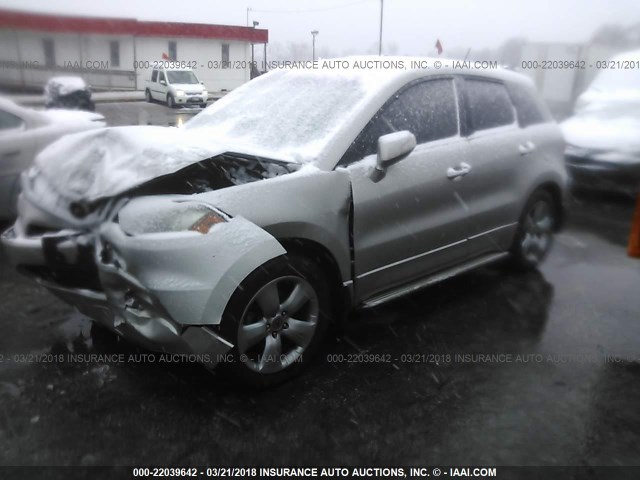 5J8TB18229A008371 - 2009 ACURA RDX SILVER photo 2