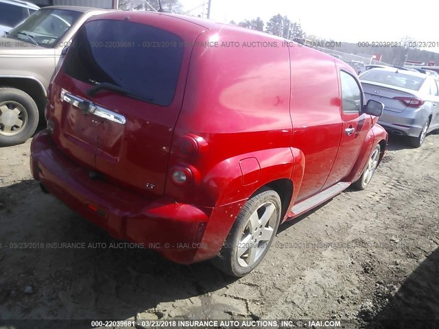 3GCDA35P88S540240 - 2008 CHEVROLET HHR PANEL LT RED photo 4