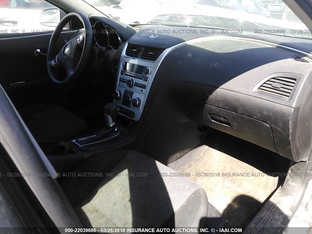 1G1ZC5E09CF343369 - 2012 CHEVROLET MALIBU 1LT BLACK photo 5