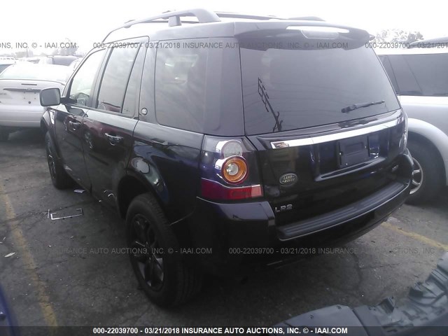 SALFR2BG2EH387304 - 2014 LAND ROVER LR2 HSE BLACK photo 3