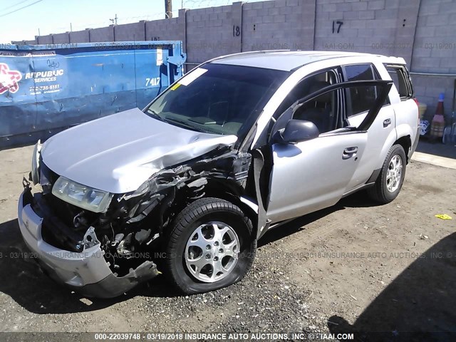 5GZCZ53B43S843722 - 2003 SATURN VUE SILVER photo 2