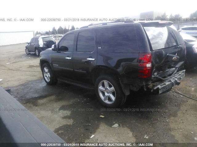 1GNFC13848J222322 - 2008 CHEVROLET TAHOE C1500 BLACK photo 3