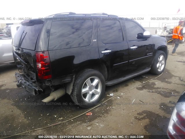 1GNFC13848J222322 - 2008 CHEVROLET TAHOE C1500 BLACK photo 4