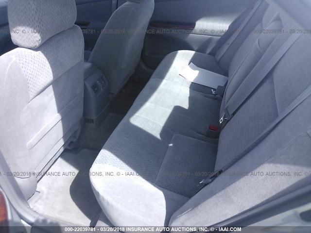 4T1BE32K42U611666 - 2002 TOYOTA CAMRY LE/XLE/SE 银色 照片 8