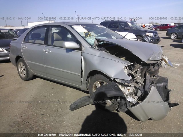 2T1BR38E64C228323 - 2004 TOYOTA COROLLA CE/LE/S SILVER photo 1