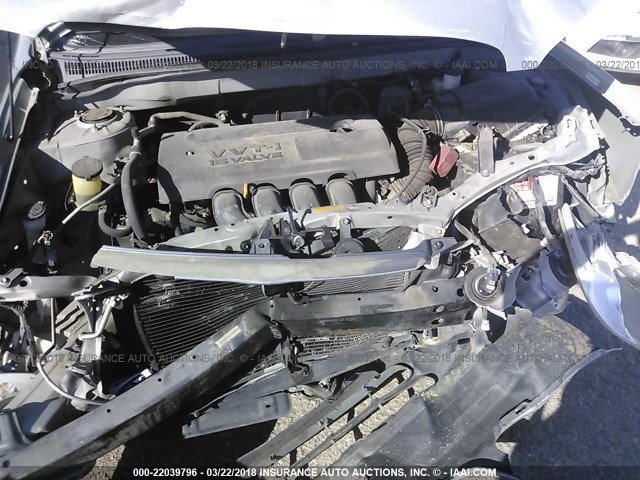 2T1BR38E64C228323 - 2004 TOYOTA COROLLA CE/LE/S SILVER photo 10