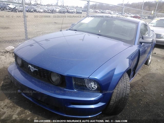 1ZVHT82H895145649 - 2009 FORD MUSTANG GT BLUE photo 2