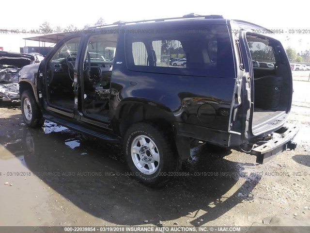 1GKS1KE03BR375555 - 2011 GMC YUKON XL C1500 SLT BLACK photo 3