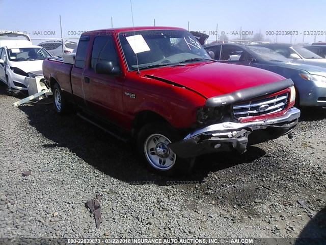1FTYR44U52PA34409 - 2002 FORD RANGER SUPER CAB RED photo 1