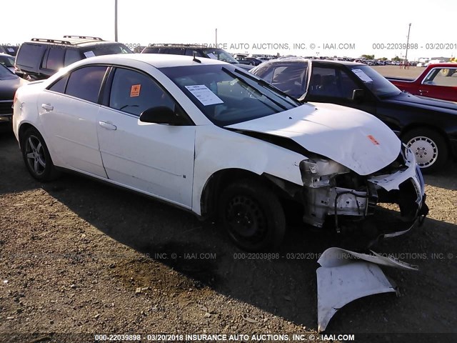 1G2ZG57N784119755 - 2008 PONTIAC G6 SE WHITE photo 1