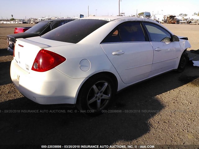 1G2ZG57N784119755 - 2008 PONTIAC G6 SE WHITE photo 4