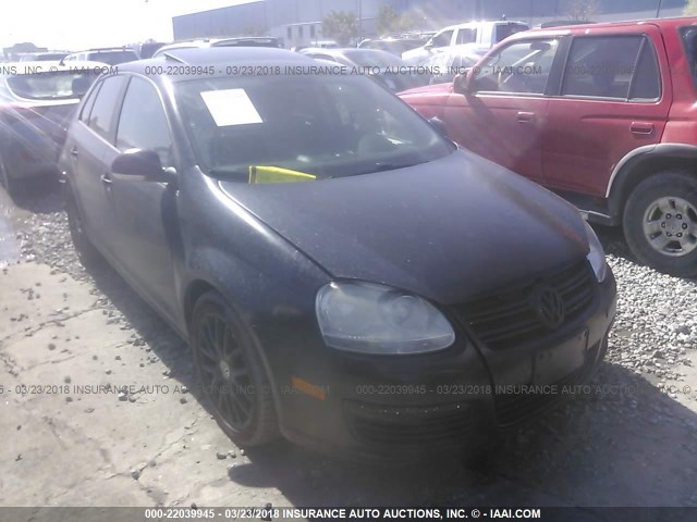 3VWRA71K78M195288 - 2008 VOLKSWAGEN JETTA WOLFSBURG 黑色 照片 1