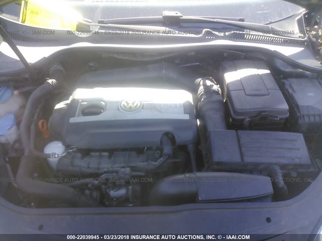 3VWRA71K78M195288 - 2008 VOLKSWAGEN JETTA WOLFSBURG 黑色 照片 10