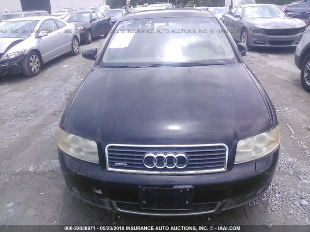 WAULT68E54A167345 - 2004 AUDI A4 3.0 QUATTRO BLACK photo 6