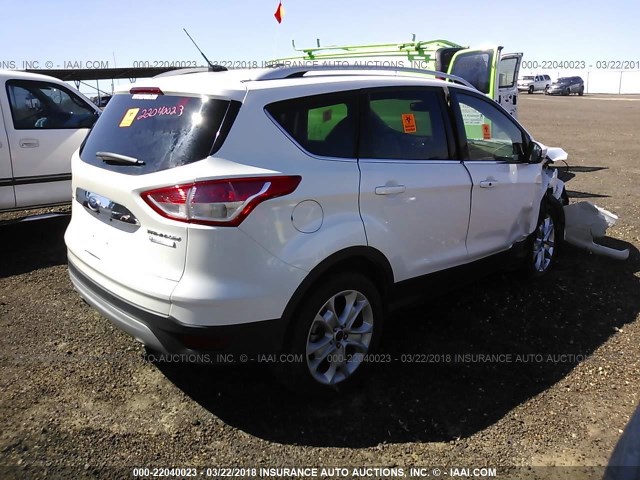 1FMCU0J91GUB66685 - 2016 FORD ESCAPE TITANIUM WHITE photo 4