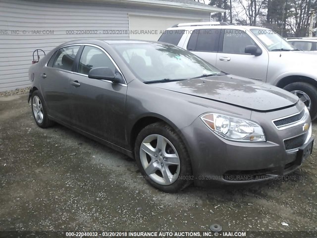 1G1ZA5E01CF320495 - 2012 CHEVROLET MALIBU LS BROWN photo 1