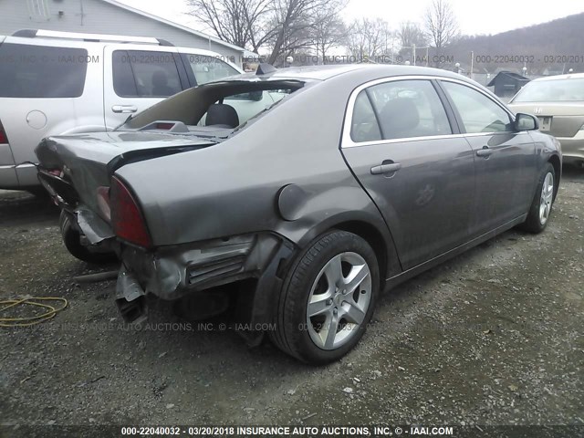 1G1ZA5E01CF320495 - 2012 CHEVROLET MALIBU LS BROWN photo 4