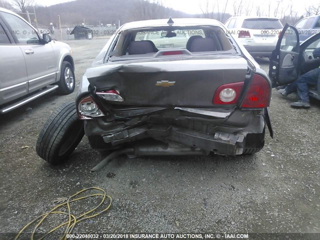 1G1ZA5E01CF320495 - 2012 CHEVROLET MALIBU LS BROWN photo 6