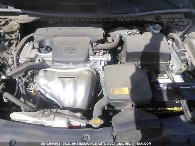 4T4BF1FK8FR450150 - 2015 TOYOTA CAMRY LE/XLE/SE/XSE Dark Blue photo 10