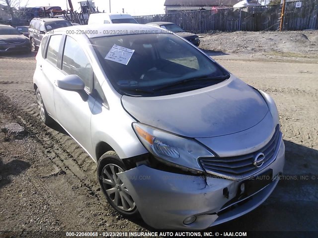 3N1CE2CP3FL367072 - 2015 NISSAN VERSA NOTE S/S PLUS/SV/SL/SR SILVER photo 1