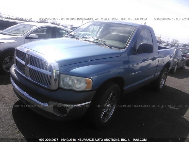 1D7HA16K33J558301 - 2003 DODGE RAM 1500 ST BLUE photo 2