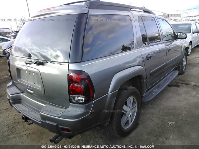 1GNES16S256170208 - 2005 CHEVROLET TRAILBLAZER EXT LS/EXT LT SILVER photo 4