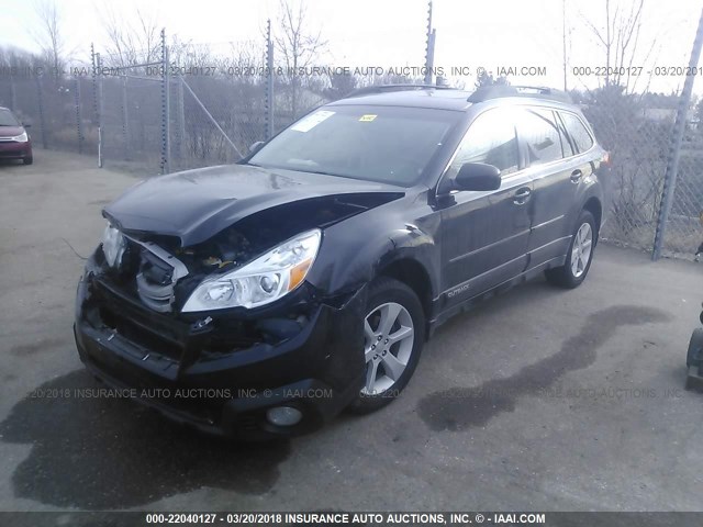 4S4BRCGC8D3257570 - 2013 SUBARU OUTBACK 2.5I PREMIUM BLACK photo 2