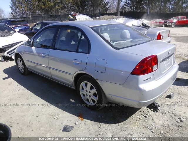 2HGES25713H517682 - 2003 HONDA CIVIC EX SILVER photo 3