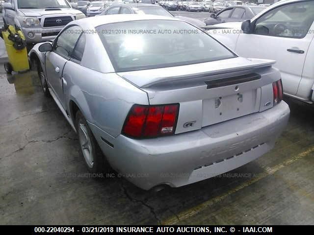 1FAFP42X5YF235919 - 2000 FORD MUSTANG GT SILVER photo 3