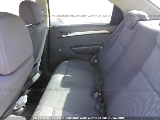 KL1TD56EX9B299121 - 2009 CHEVROLET AVEO LS/LT 红色 照片 8