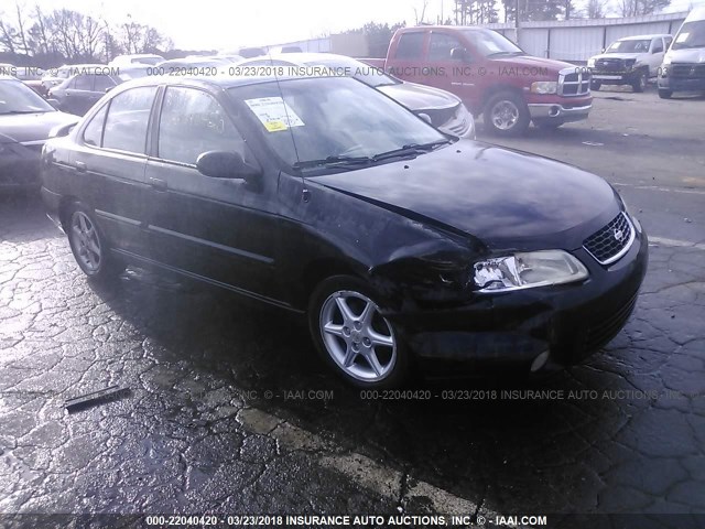 3N1BB51D71L117017 - 2001 NISSAN SENTRA SE BLACK photo 1