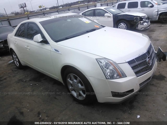 1G6DF577980137114 - 2008 CADILLAC CTS WHITE photo 1