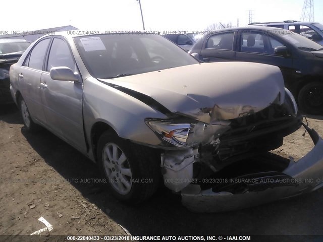 4T1BE32K53U256184 - 2003 TOYOTA CAMRY LE/XLE/SE GOLD photo 1