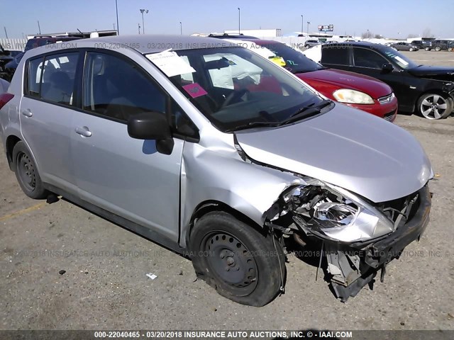 3N1BC13E87L388253 - 2007 NISSAN VERSA S/SL SILVER photo 1