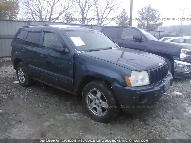 1J4GR48K05C651730 - 2005 JEEP GRAND CHEROKEE LAREDO/COLUMBIA/FREEDOM 绿色 照片 1