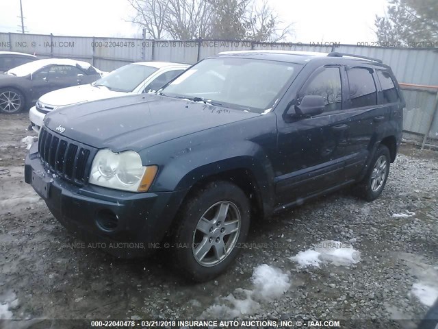 1J4GR48K05C651730 - 2005 JEEP GRAND CHEROKEE LAREDO/COLUMBIA/FREEDOM 绿色 照片 2