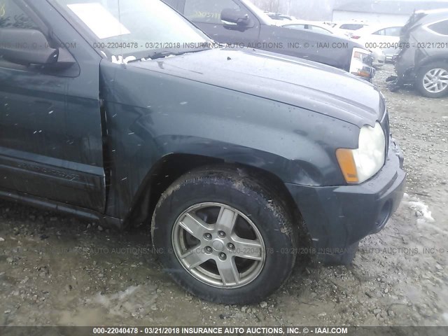 1J4GR48K05C651730 - 2005 JEEP GRAND CHEROKEE LAREDO/COLUMBIA/FREEDOM 绿色 照片 6