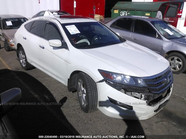 5J6TF2H53CL007738 - 2012 HONDA CROSSTOUR EXL WHITE photo 1