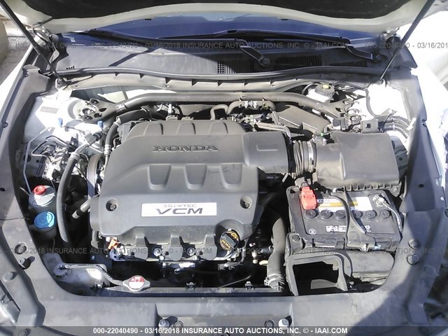 5J6TF2H53CL007738 - 2012 HONDA CROSSTOUR EXL თეთრი ფოტო 10