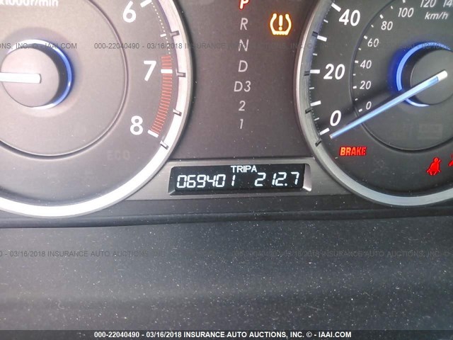 5J6TF2H53CL007738 - 2012 HONDA CROSSTOUR EXL თეთრი ფოტო 7