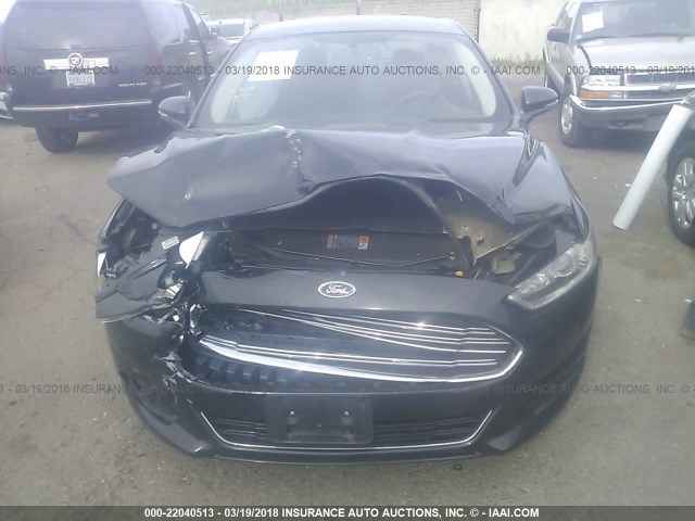 3FA6P0K95FR238619 - 2015 FORD FUSION TITANIUM BLACK photo 6