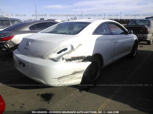 4T1CA38P96U077086 - 2006 TOYOTA CAMRY SOLARA SE/SLE WHITE photo 4