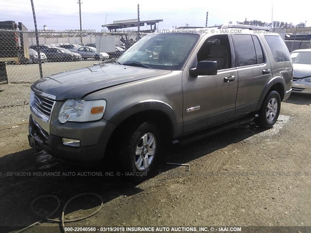 1FMEU73EX6UA14804 - 2006 FORD EXPLORER XLT Dark Brown photo 2