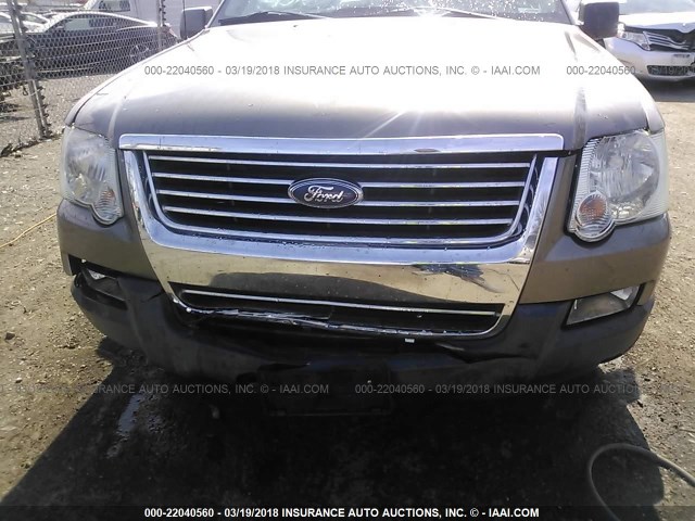 1FMEU73EX6UA14804 - 2006 FORD EXPLORER XLT Dark Brown photo 6