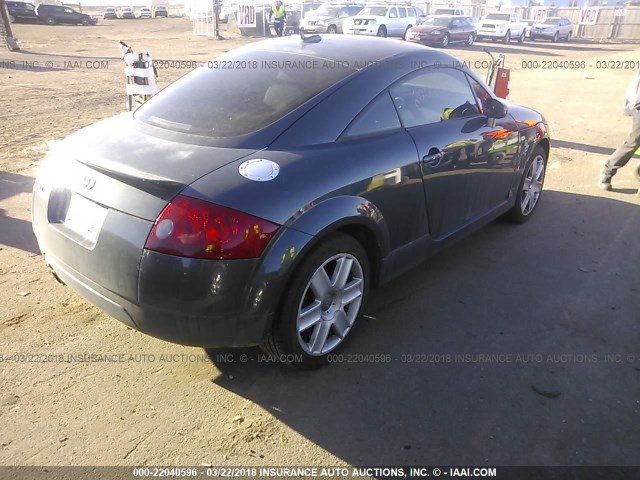 TRUSC28N751002895 - 2005 AUDI TT GRAY photo 4