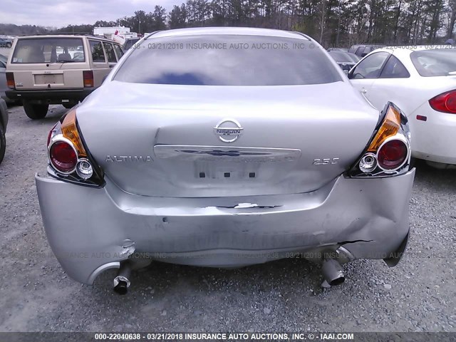 1N4AL2AP1BC159166 - 2011 NISSAN ALTIMA S SILVER photo 6