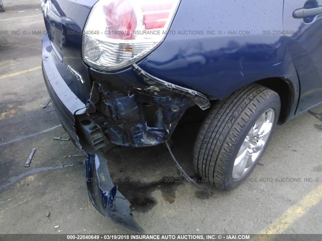 2T1KR32E85C550486 - 2005 TOYOTA COROLLA MATRIX XR Dark Blue photo 6