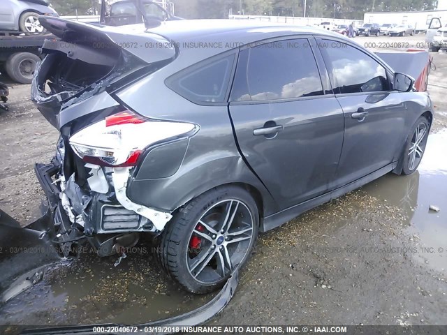 1FADP3L90HL337678 - 2017 FORD FOCUS ST GRAY photo 4